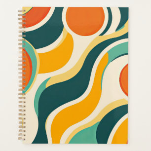 Orange Circles and Colour Streams Planner