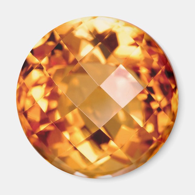 Orange Citrine Magnet (Front)