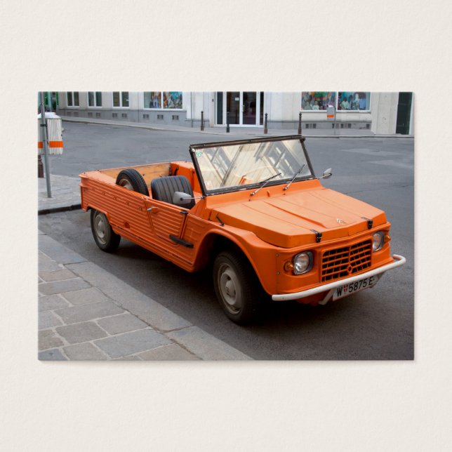 Orange Citroen Mehari (Front)