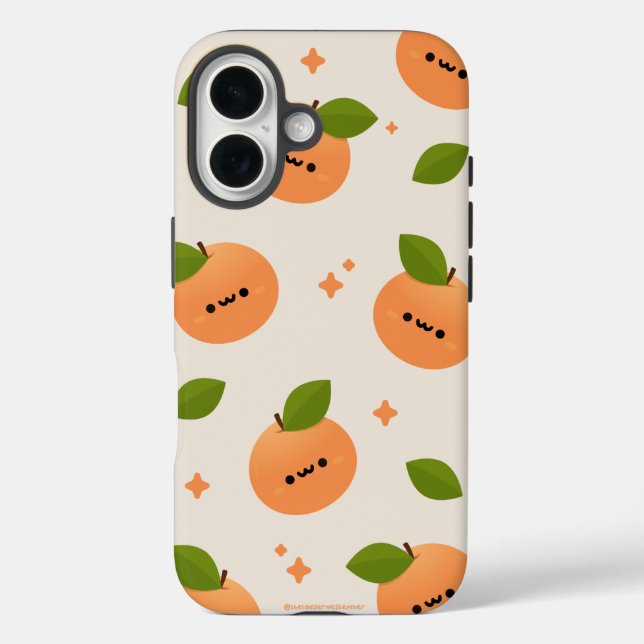 Orange Citrus Fruit Case-Mate iPhone Case (Back)