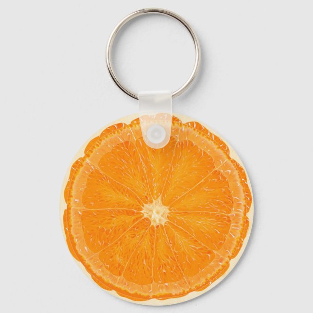 Orange citrus keychain (Front)