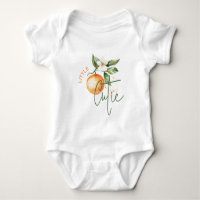 Orange Citrus Little Cutie Baby Shower Gift
