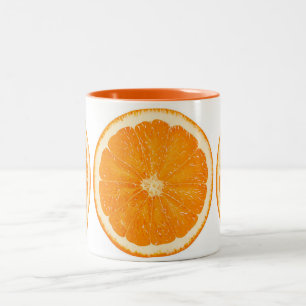 Orange citrus mug