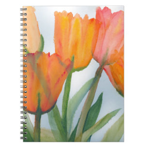 Orange Citrus Tulips Notebook