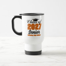 Orange Class of 2027 Senior Custom High School
