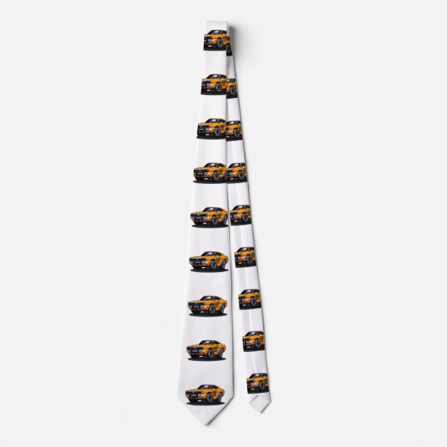 Orange Classic muscle car   - Choose back colour Tie (Front)