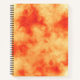 Orange Cloud Effect Notebook