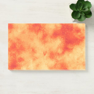 Orange Cloud Effect Post-It Notes