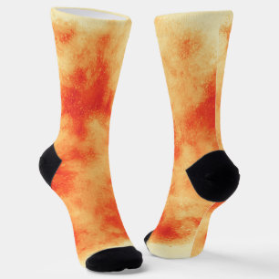 Orange Cloud Effect Sustainable Crew Sock