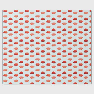 Orange clouds - Watercolor Wrapping Paper