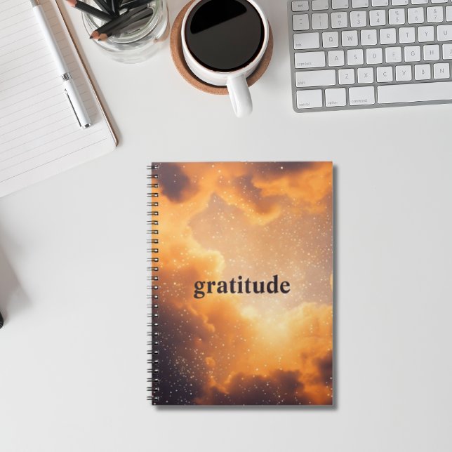 Orange Cloudy Aesthetic Gratitude Journal (Creator Uploaded)