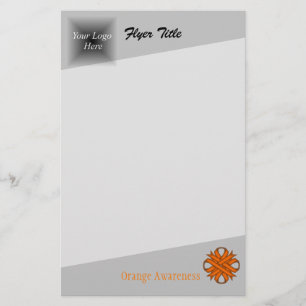 Orange Clover Ribbon by Kenneth Yoncich Flyer