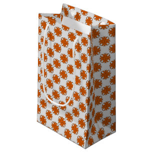 Orange Clover Ribbon by Kenneth Yoncich Small Gift Bag