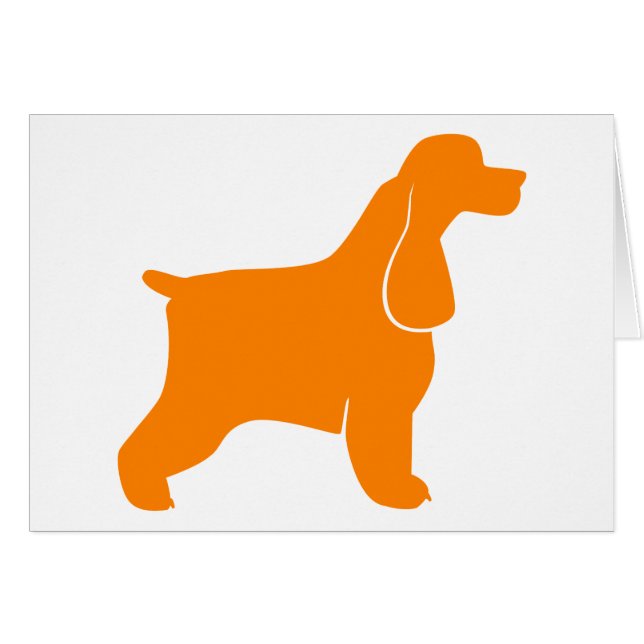 Orange Cocker Spaniel (Front Horizontal)