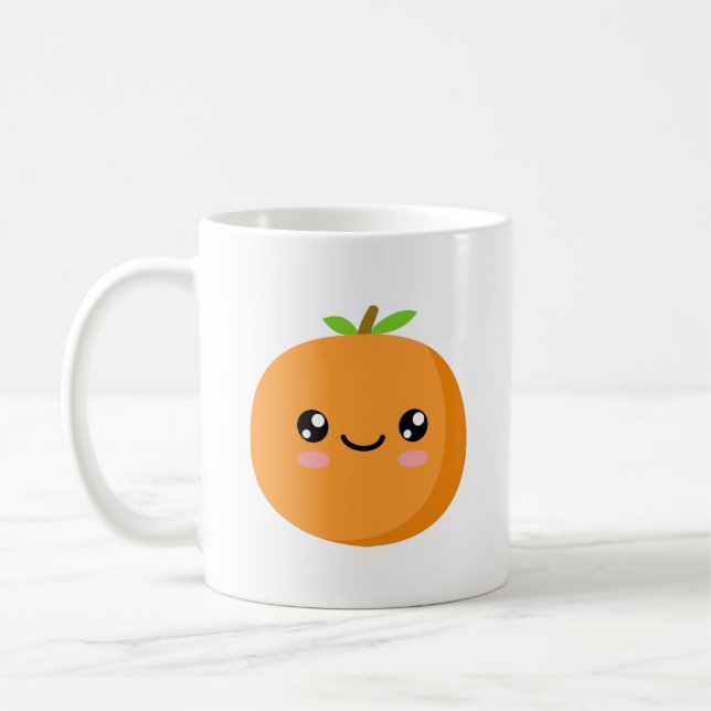 Orange Coffee Mug (Left)