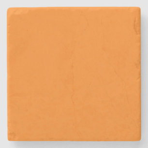 Orange Color Stone Coaster