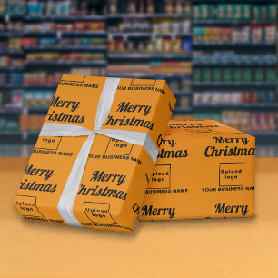 Orange Colour   Business   Christmas Wrapping Pape Wrapping Paper