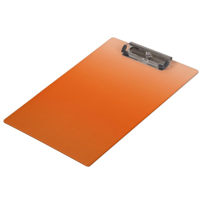 Orange Colour Gradient  Clipboard (Angled)