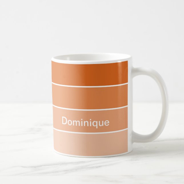 Orange Colour Shades Coffee Mug  (Right)