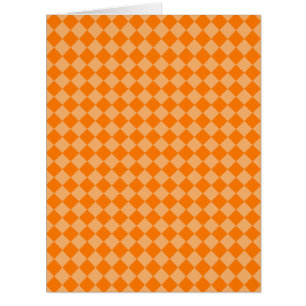 Orange Combination Diamond Pattern by STaylor