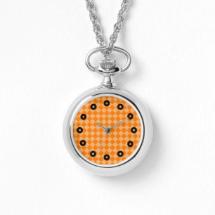 Orange Combination Diamond Pattern by STaylor Watch