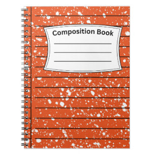 Orange Composition Notebook