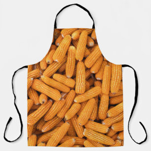 Orange Corn Cob: Harvest Agriculture Background Apron