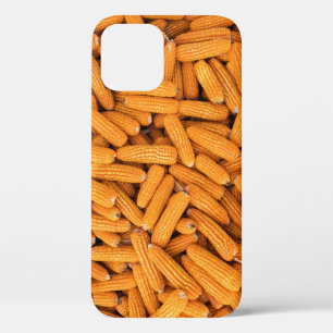 Orange Corn Cob: Harvest Agriculture Background iPhone 12 Case