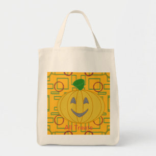 Orange Costume Design Popcorn Anime Tote Bag