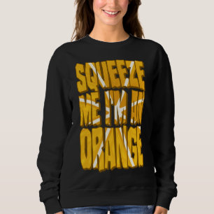 Orange Costume Funny Halloween Citrus Fruit Slice Sweatshirt