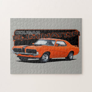 Orange Cougar Eliminator Jigsaw Puzzle