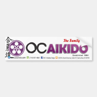 Orange County Aikido Bumper Stickers