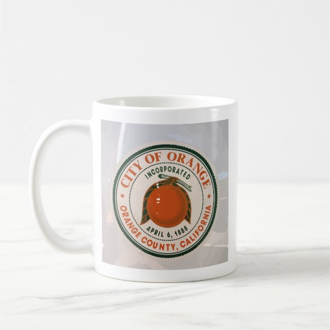 orange county, ca, USA Coffee Mug (Left)