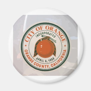 orange county, ca, USA Magnet