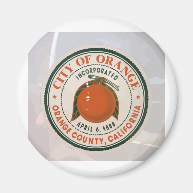 orange county, ca, USA Magnet (Front)