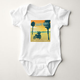 Orange County, California Beaches Baby Bodysuit
