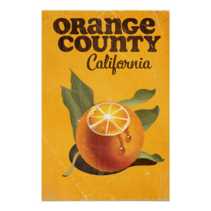 Orange County California Poster