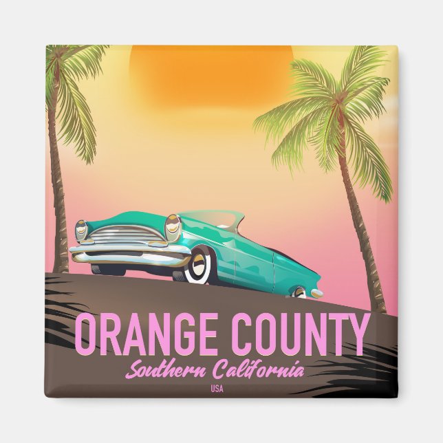 orange county California USA Magnet (Front)