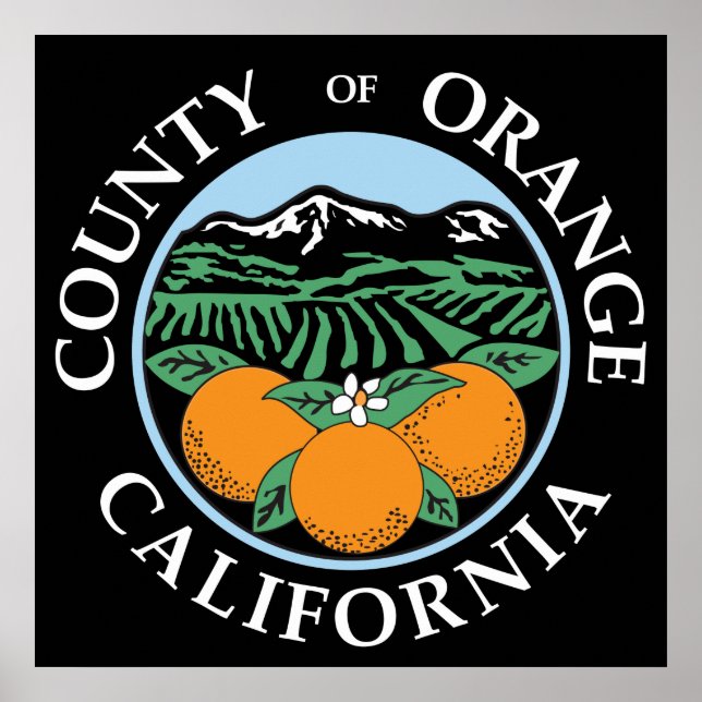 Orange county seal poster (Front)