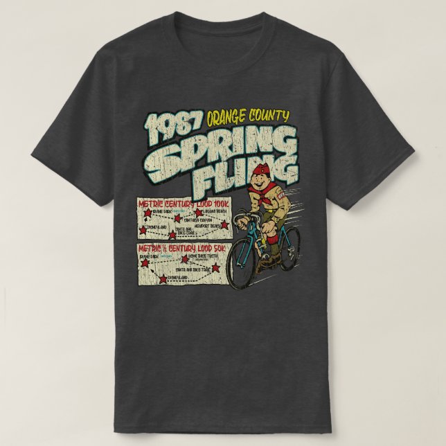 Orange County Spring Fling 1987 T-Shirt (Design Front)
