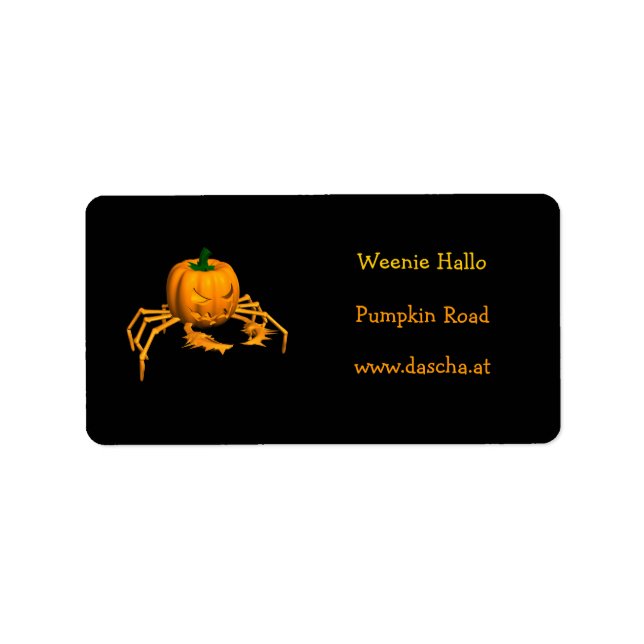 Orange Crab Label (Front)