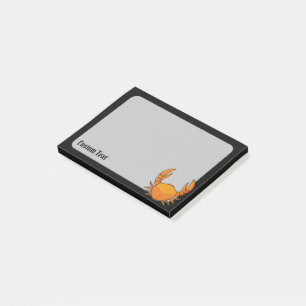 Orange Crab Post-it Notes