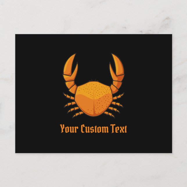 Orange Crab Postcard (Front)