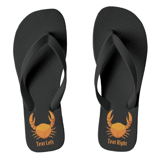 Orange Crab Thongs (Footbed)