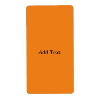 Orange Create Your Own Add Text Custom