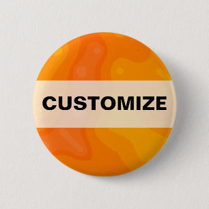 Orange Creme 6 Cm Round Badge