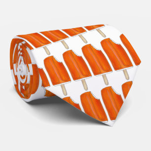 Orange Creme Creamsicle Ice Cream Popsicle Tie