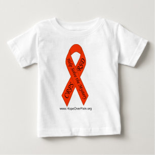 Orange CRPS/RSD Solve the Mystery Ribbon Infant TE Baby T-Shirt
