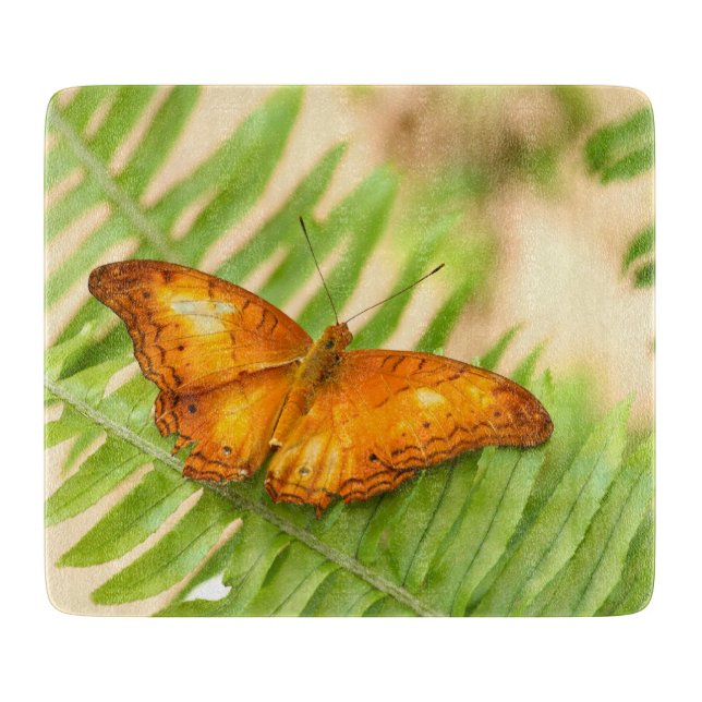 Orange Cruiser Butterfly Cutting Board (Front)