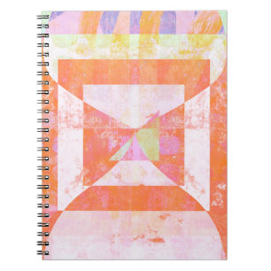 Orange Crush #1 Mixed Media Spiral Notebook